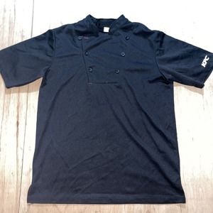 Men’s Black KFC Chef Cook Uniform Employee Shirt -‎ Size Medium
